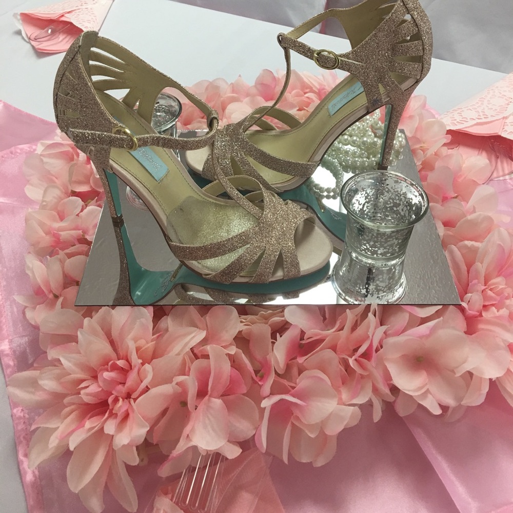 Blue Betsey Johnson SB Tee Dress Pump